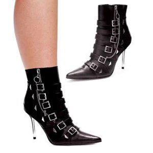 Patrol Ellie Shoes, Fetish Pump Buckles Ankle Boots